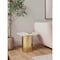 Manhattan Comfort Glenn End Table in Gold ET010 - alternate 1
